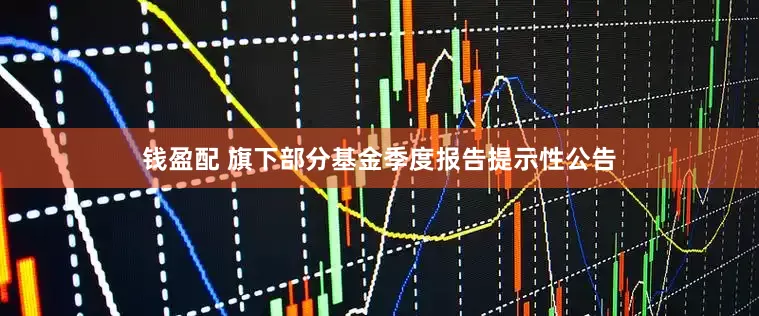 钱盈配 旗下部分基金季度报告提示性公告